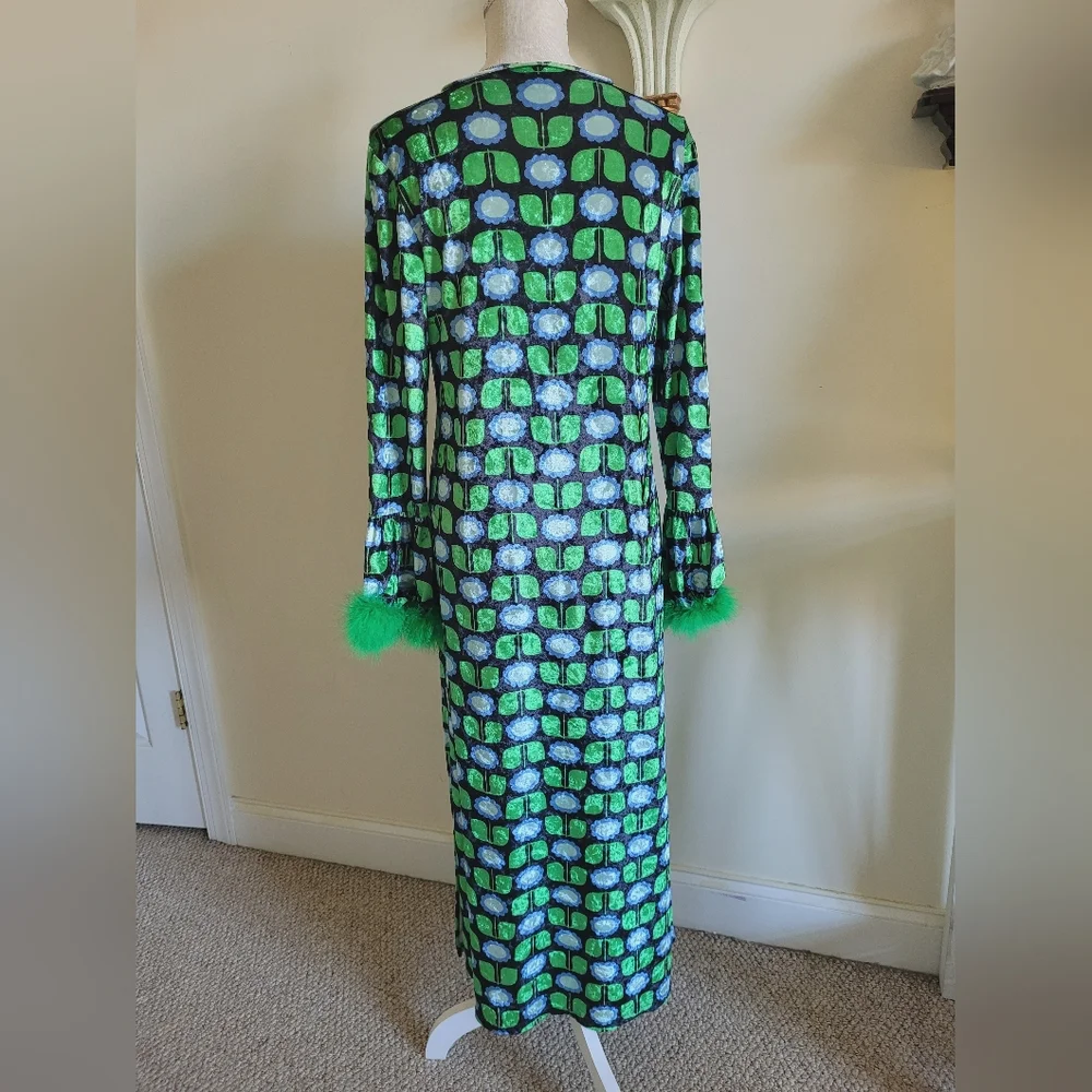 Anthropologie Daisies Anna Sui Velvet Dress - Picture 5 of 7